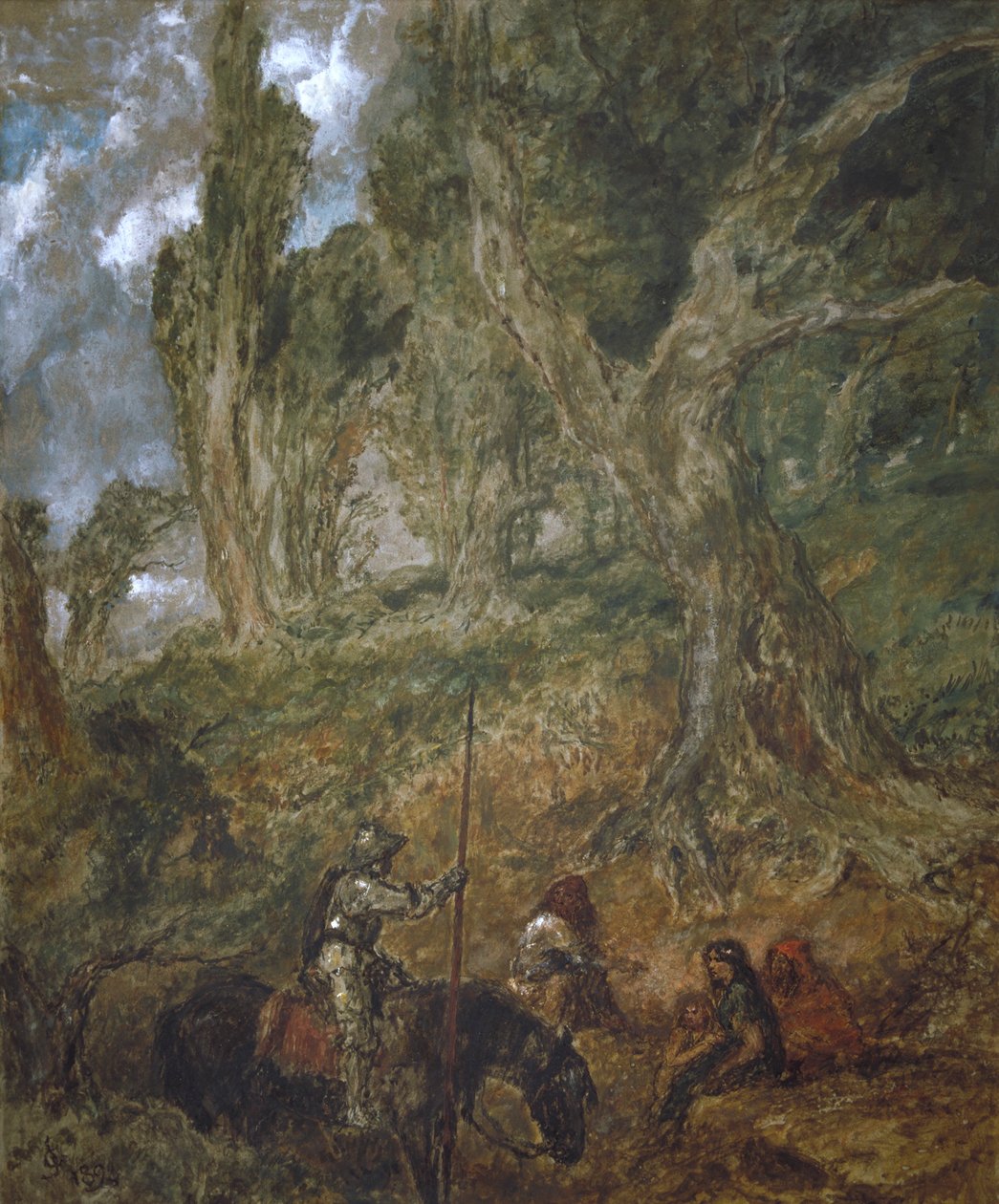 迷途》，1894年。                                       作者 约翰·吉尔伯特爵士