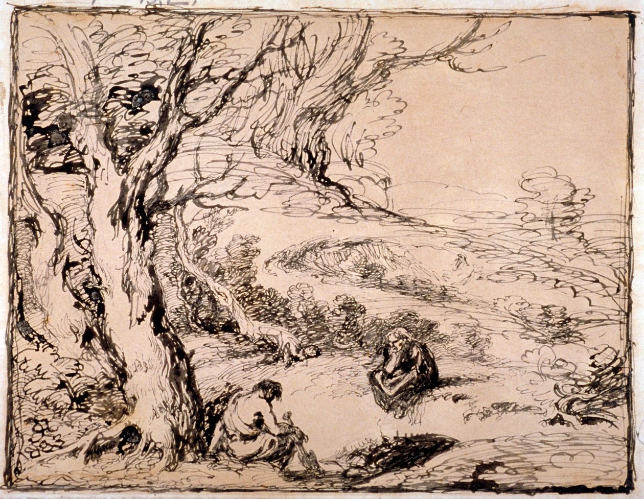 丁满和阿佩曼图斯》，1883年 作者 约翰·吉尔伯特爵士