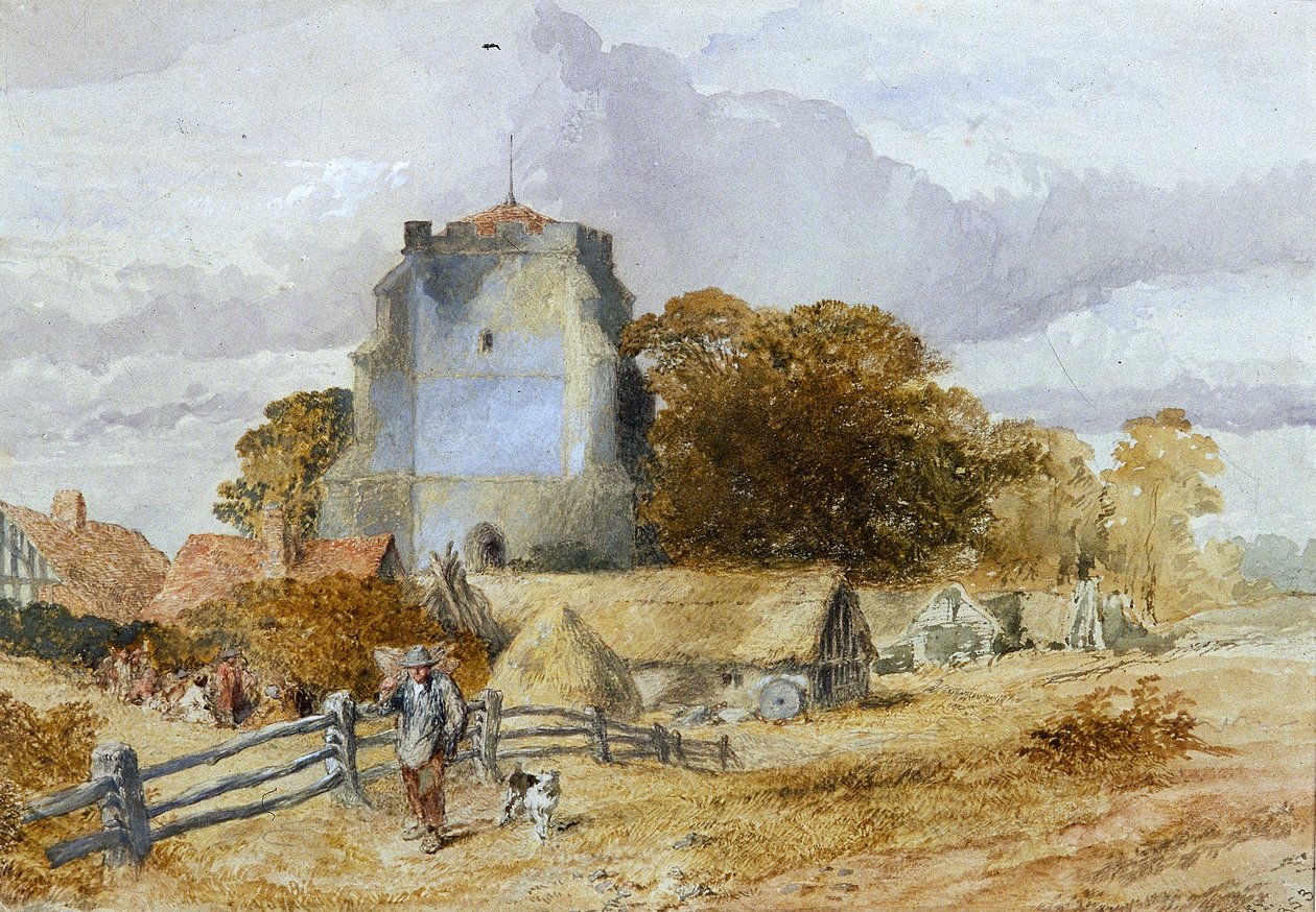 Westham教堂，东萨塞克斯郡Pevensey，1851-1859年 作者 约翰·吉尔伯特爵士