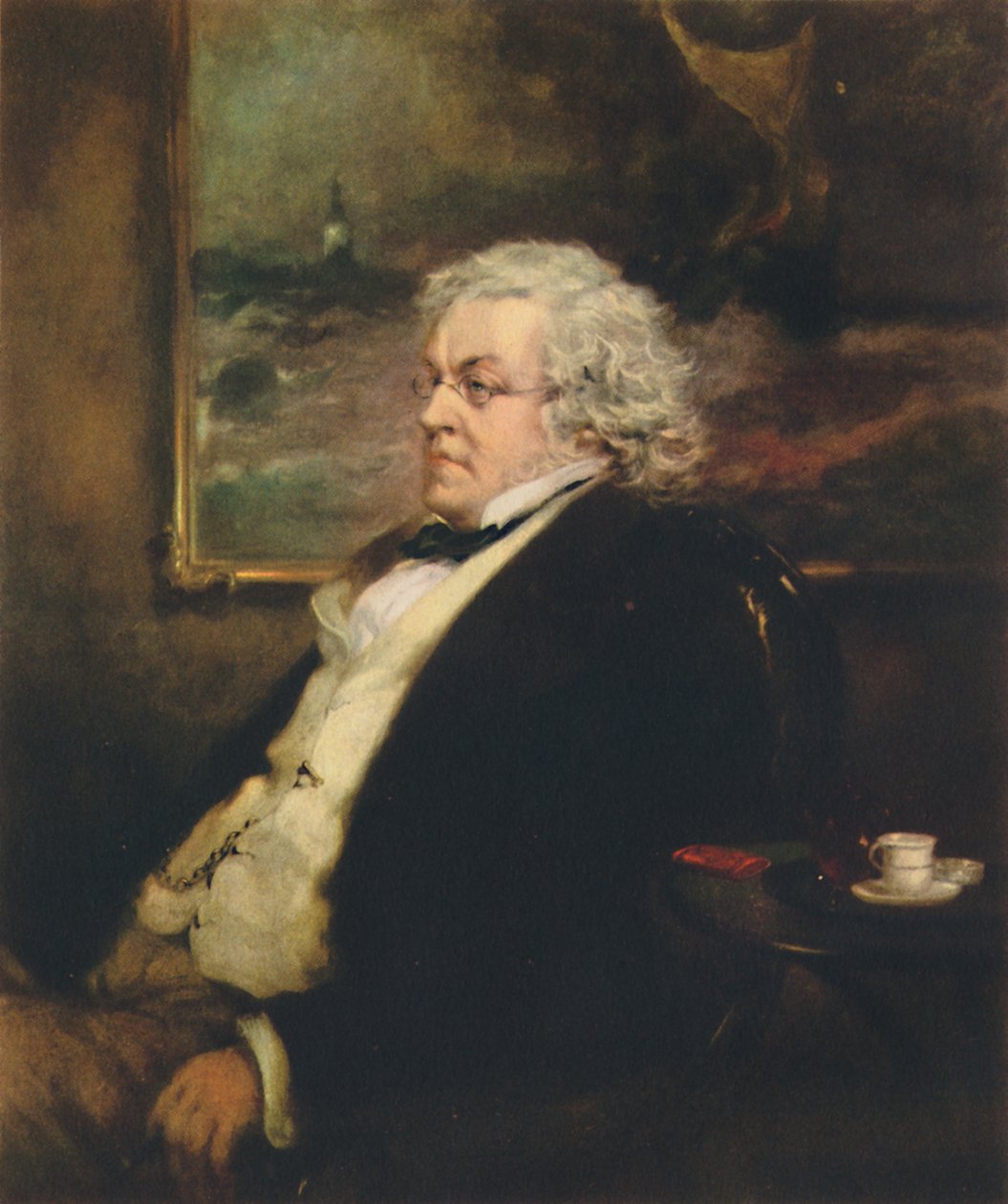 威廉·麦克皮斯·沙克雷（William Makepeace Thackeray），1811-1863，c1850，1942年。 作者 约翰·吉尔伯特爵士