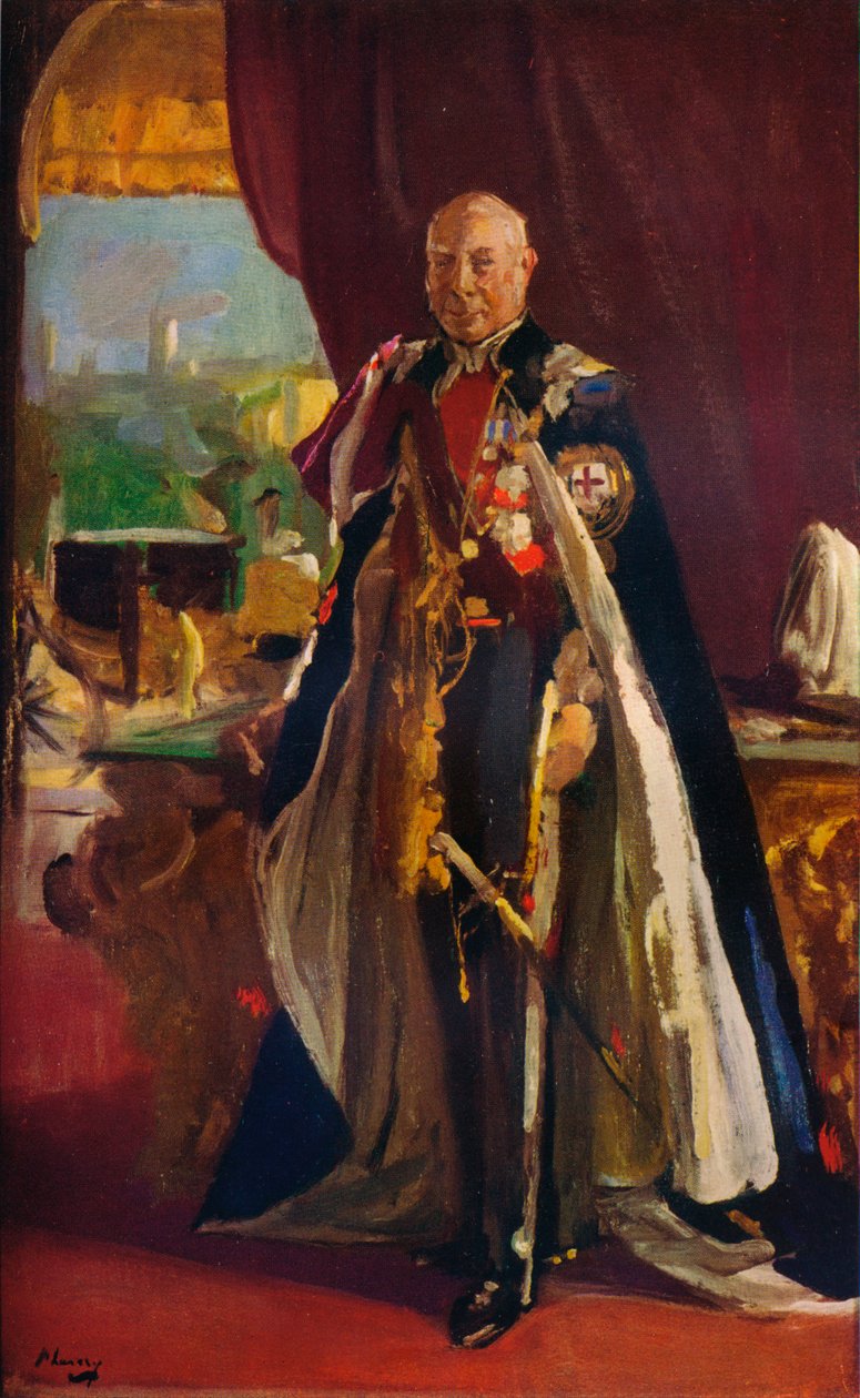 研究Lonsdale伯爵的肖像，c1932 作者 约翰·拉维里爵士