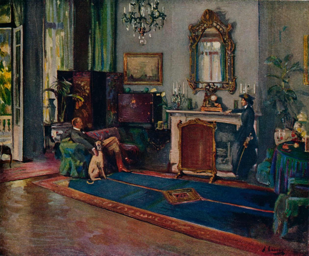 灵狮，1910年，1914年 作者 约翰·拉维里爵士