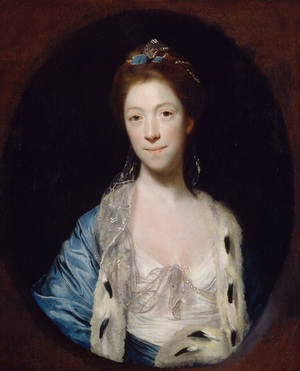 路德夫人的画像，1766年。 作者 约书亚·雷诺兹爵士