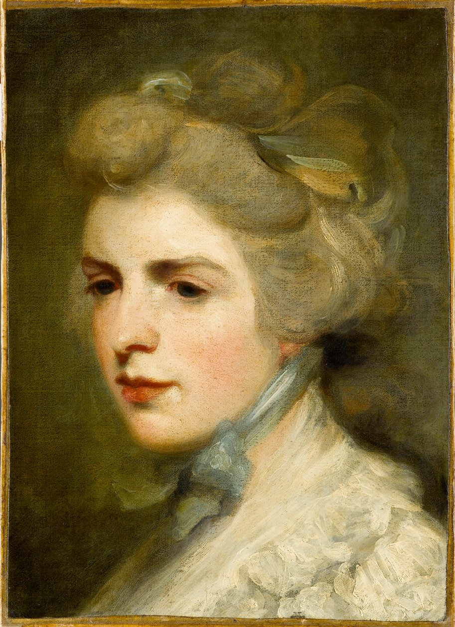 女演员弗朗西斯-肯布尔的肖像，1759-1822年，1784年。 作者 约书亚·雷诺兹爵士