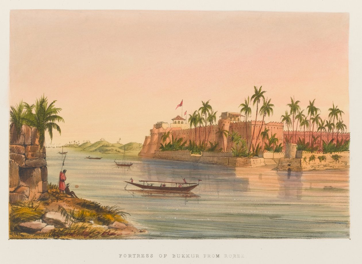 罗里 (Roree) 的布库尔堡垒 (Fortress of Bukkur) 作者 基思·杰克逊爵士