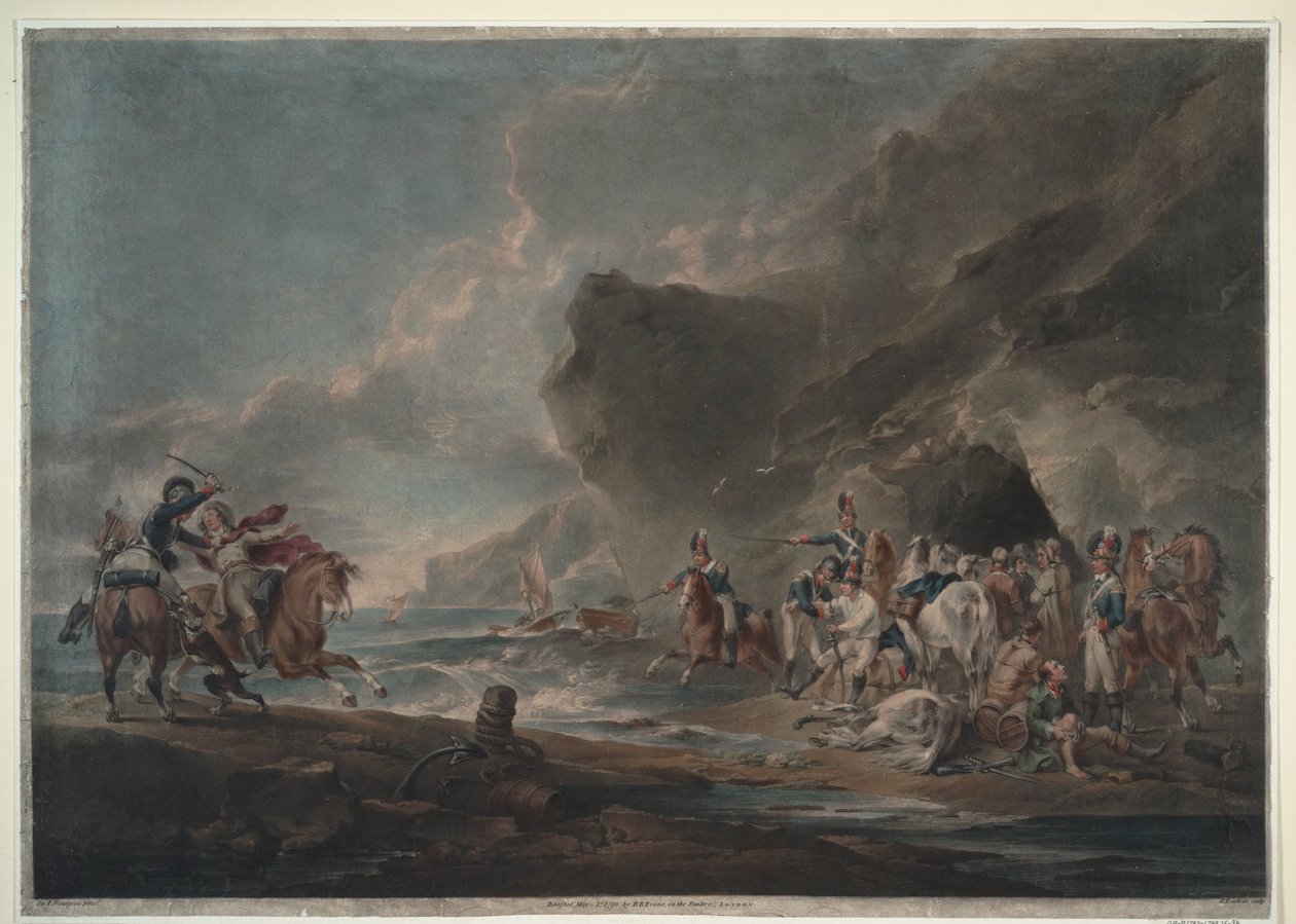 1795-1798年，走私者被击败 作者 彼得·弗朗西斯·布尔乔瓦爵士