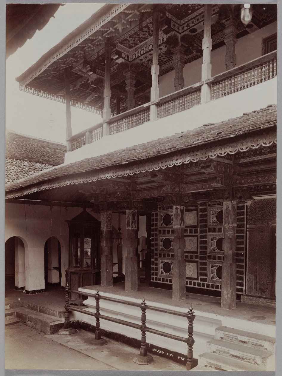 锡兰康提的佛寺 作者 Skeen and Co.