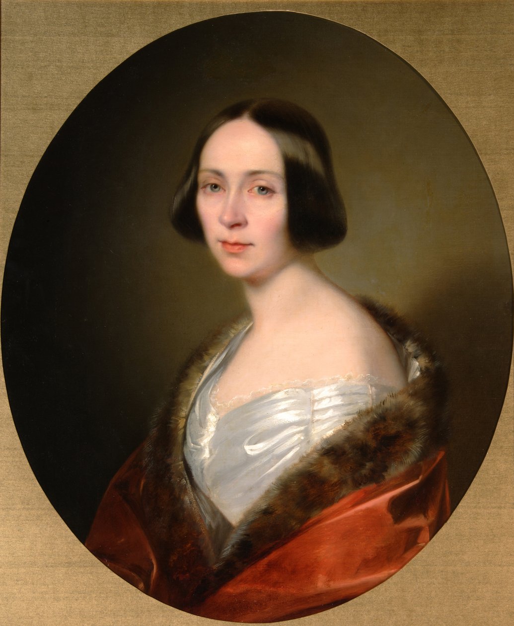 伯爵夫人路易斯·特罗菲莫夫娜·格里特西娜（Luise Trofimovna Golitsyna）肖像1810-1887年，内瓦·巴拉诺娃（néeBaranova），1840年代初期 作者 桑多·科齐纳（SándorKozina）