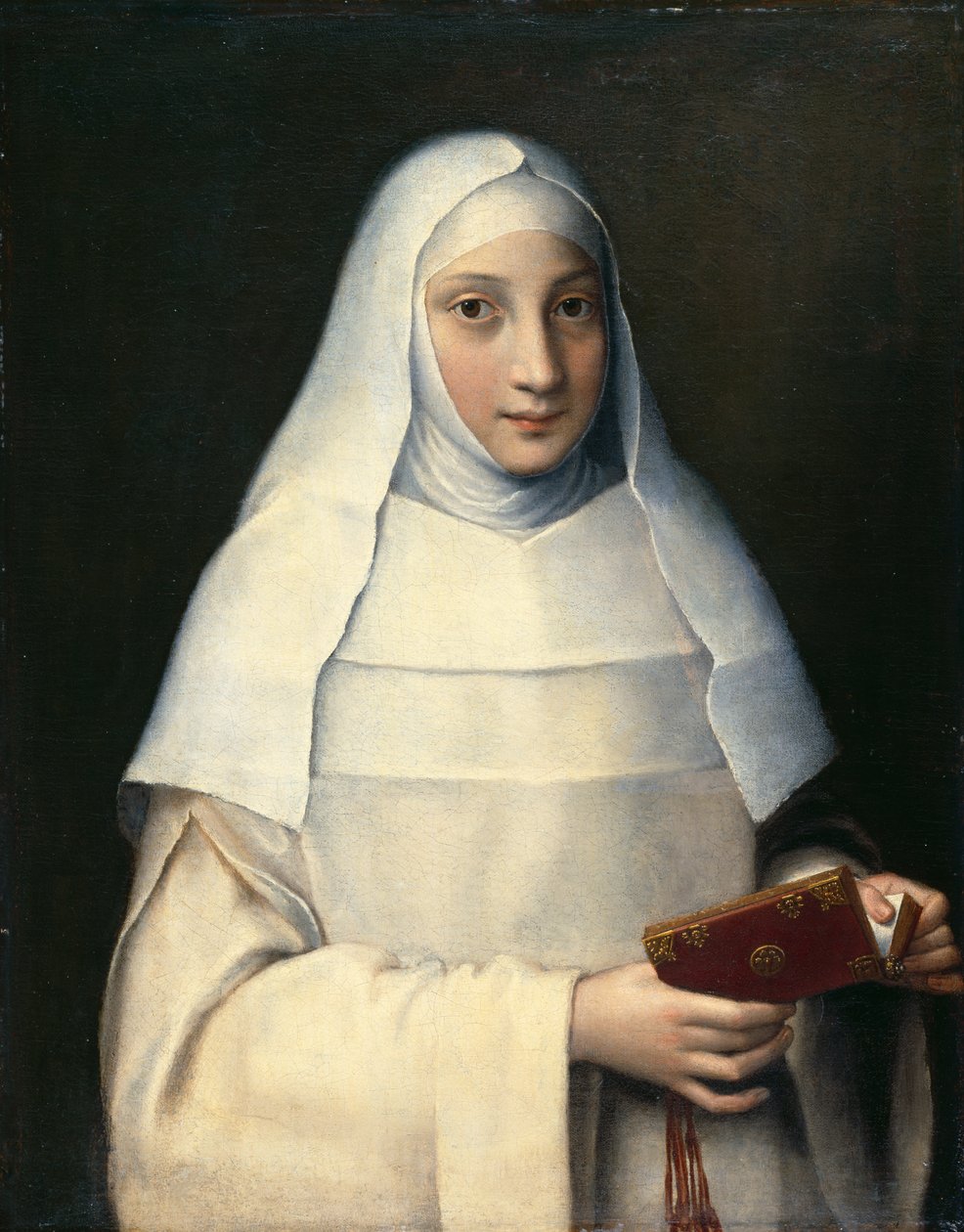 艺术家的姐姐在修女的服装的肖像 作者 Sofonisba Anguissola