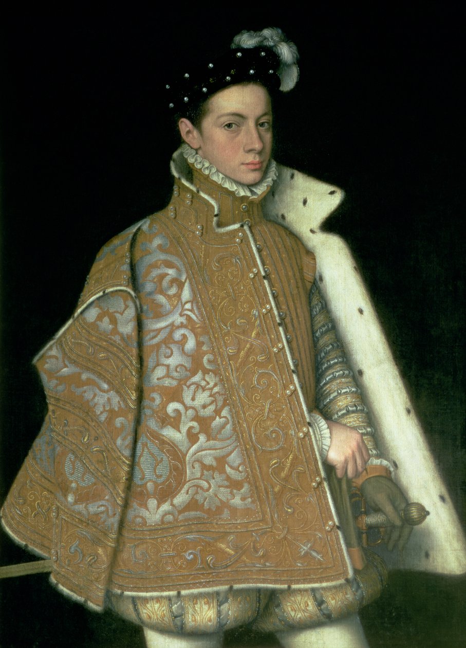 Alessandro Farnese（1546-92），后来的荷兰总督（1578-86），帕尔马玛格丽特的儿子（1522-86）和帕尔马公爵Ottavio Farnese（1520-86），c.1561 作者 Sofonisba Anguissola