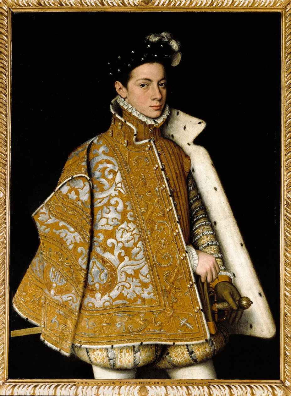 Portrait of Alexandre Farnese (Alessandro Farnese 作者 Sofonisba Anguissola