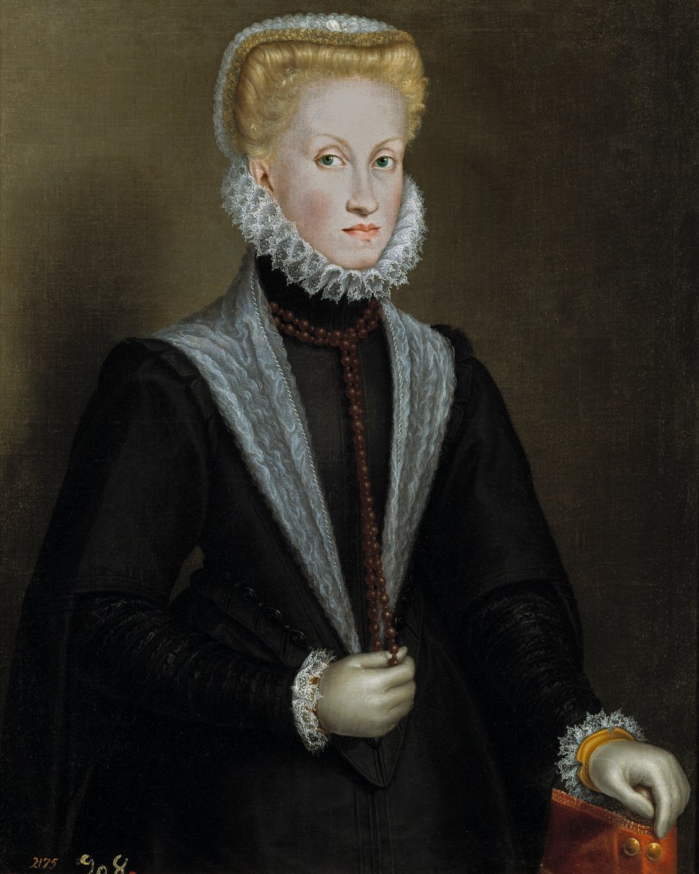 奥地利安娜肖像（1549-1580 年） 作者 Sofonisba Anguissola