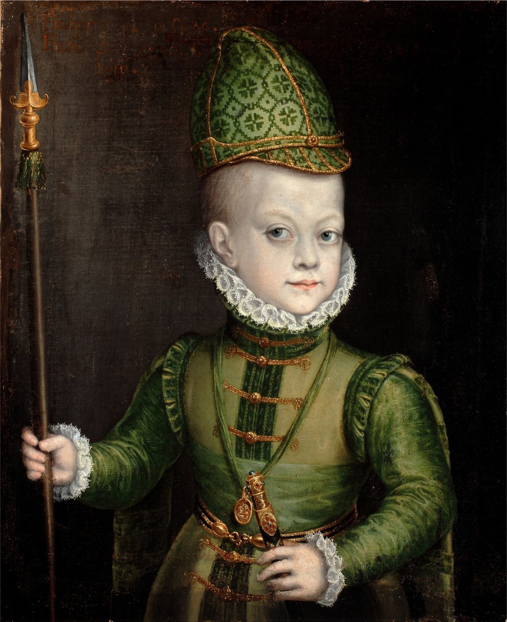 西班牙宫廷男孩肖像 作者 Sofonisba Anguissola
