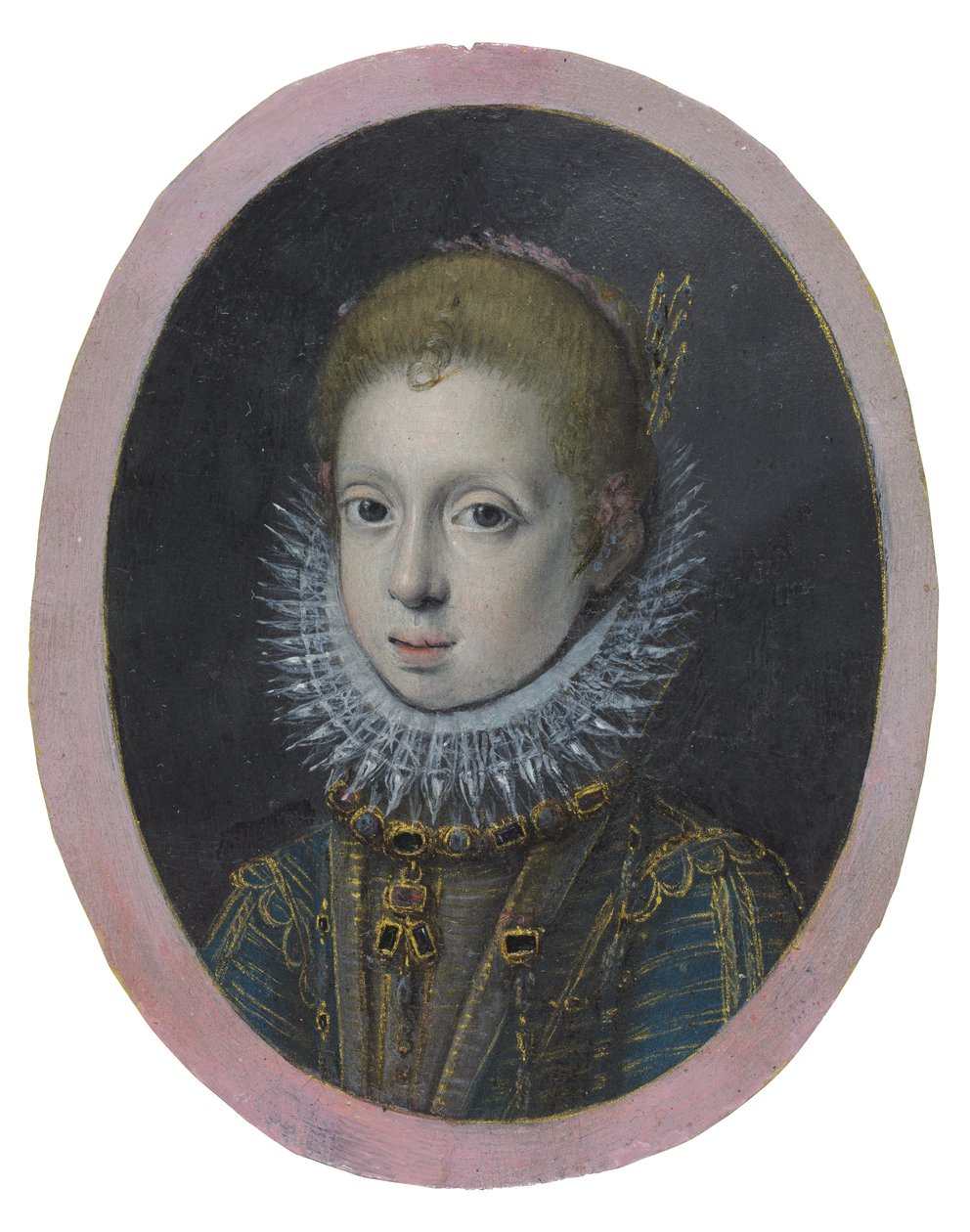 贵族少女肖像，约 1532-1625 年（水彩与人体着色） 作者 Sofonisba Anguissola