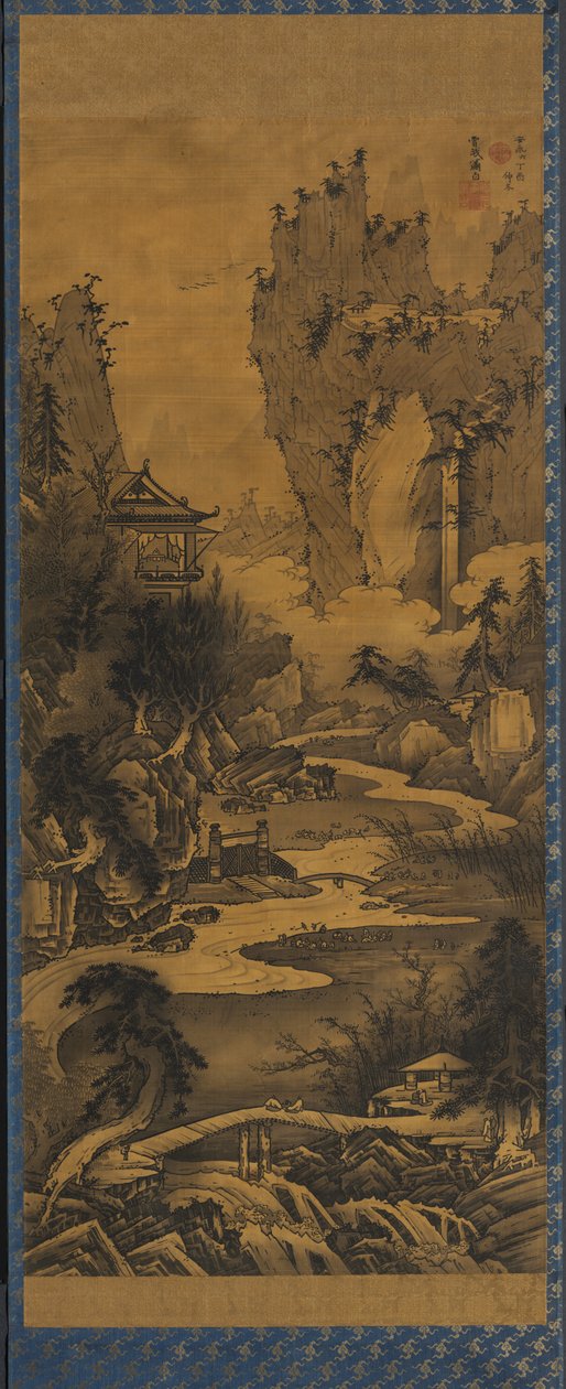 兰花亭聚会，1777年。 作者 曾我翔博