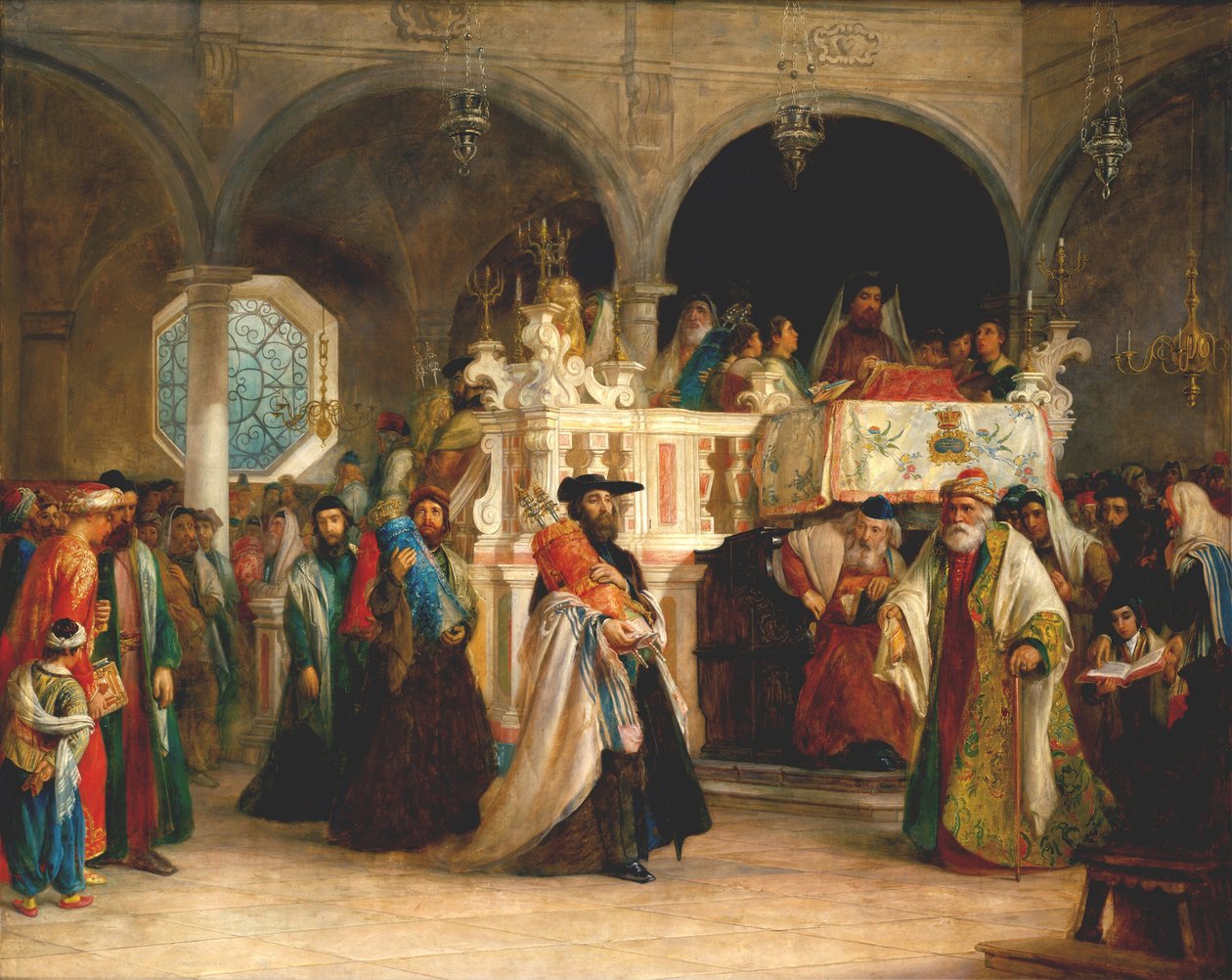 意大利来宏犹太教堂的妥拉欢庆盛宴 - La fete de la joie de la Torah (Sim