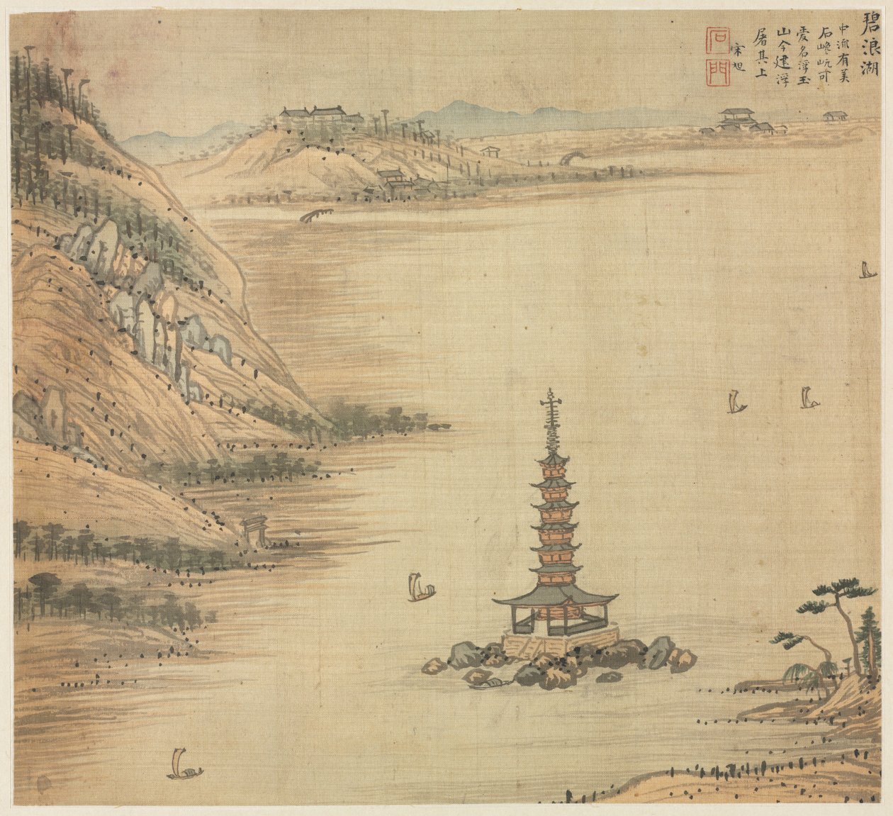 作为湖，1500年代。 作者 宋旭