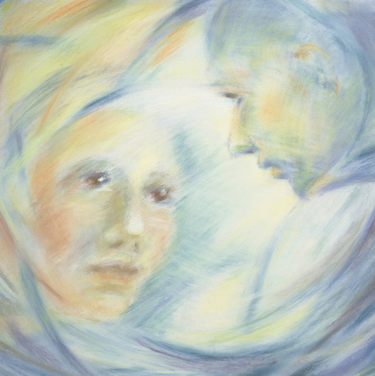 邂逅》，2002 年（纸上粉彩画） 作者 苏菲·哈克