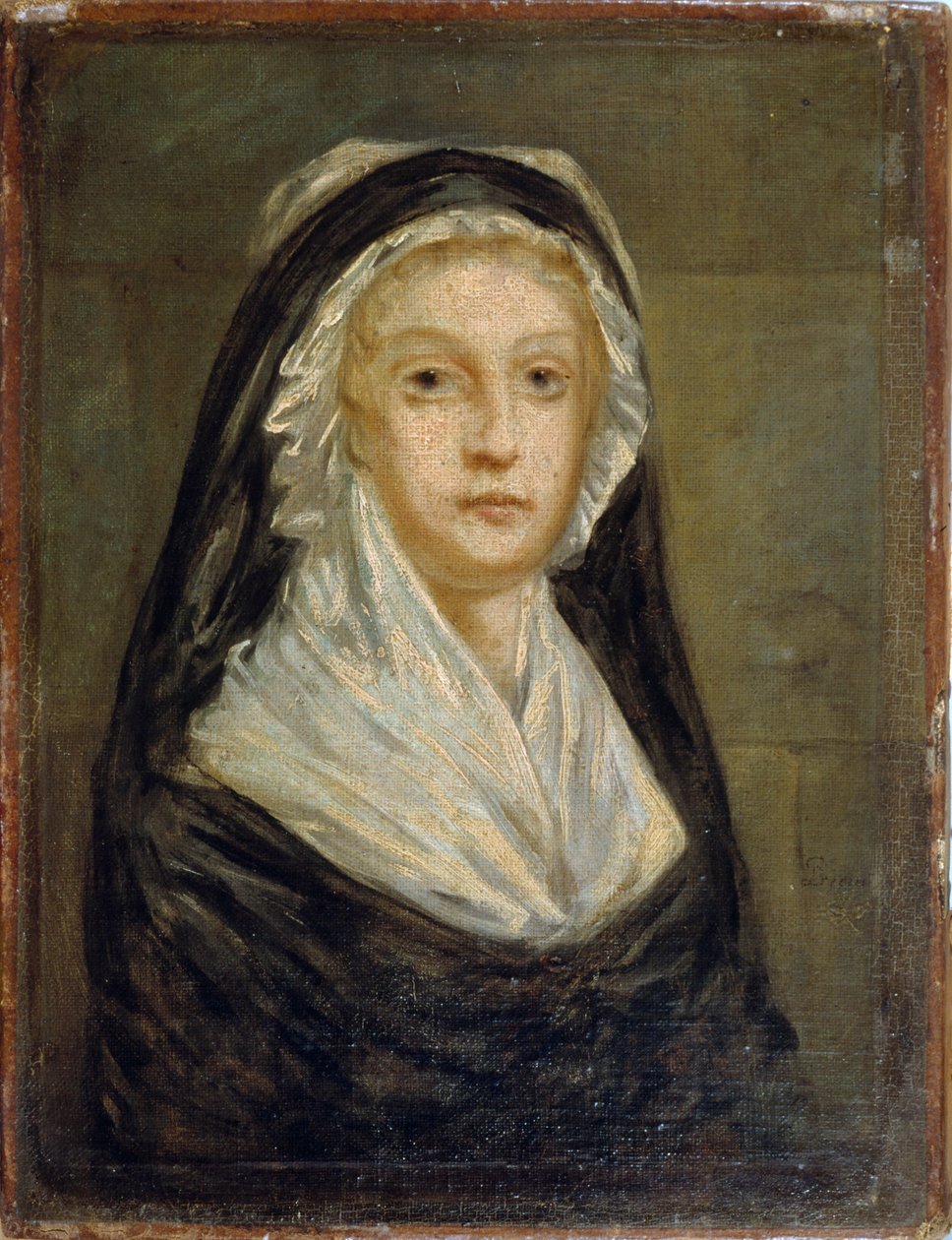 玛丽-安托瓦内特在Conciergerie，1793年。 作者 索菲·普里尔（Sophie Prieur）
