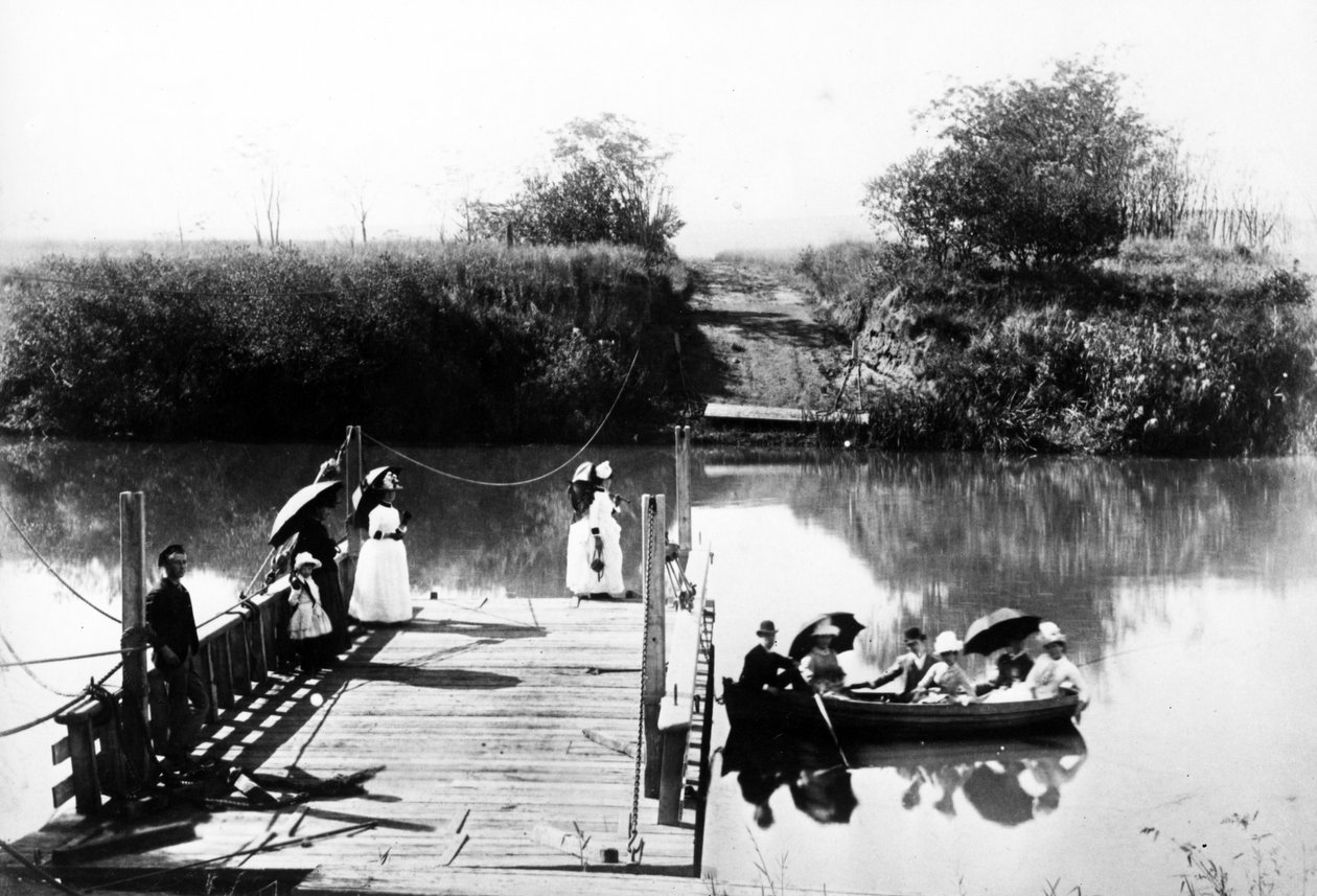 Bains Drift，Natal殖民地，c.1895 作者 南非摄影师