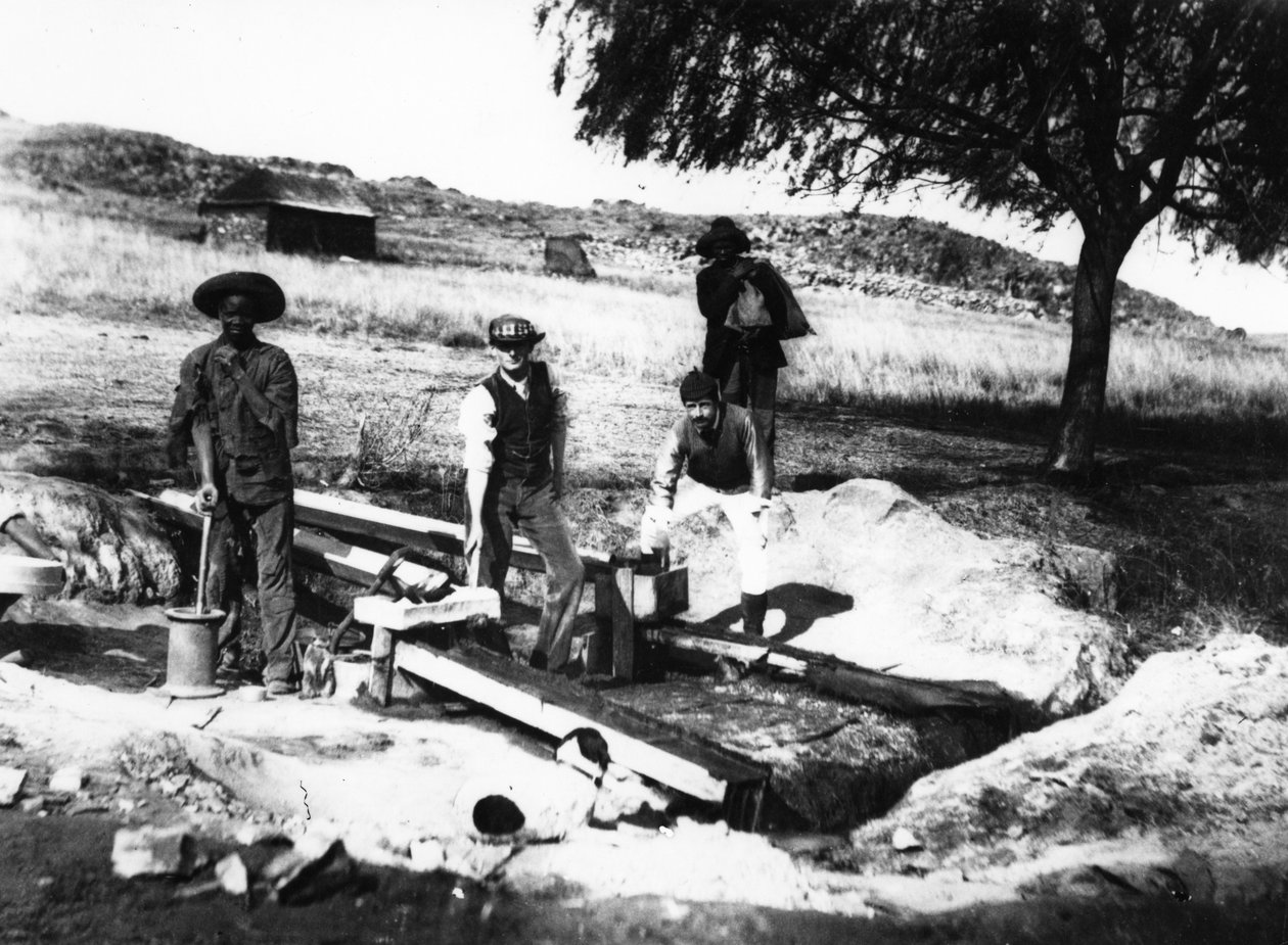 在约翰内斯堡，1900年淘汰 作者 南非摄影师