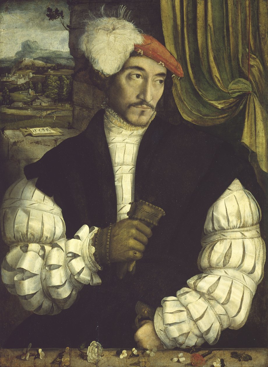 肖像，1533年 作者 南德学校
