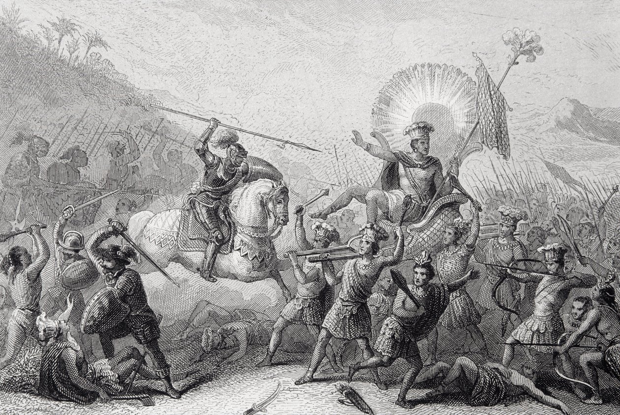 墨西哥Otumba战役，1520年7月7日 作者 西班牙语学校