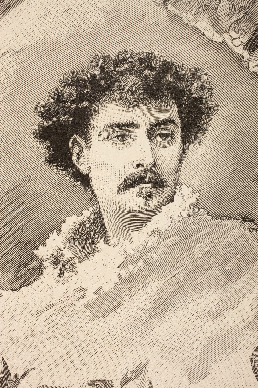 来自&39;Album Artistico&39;的Mariano Fortuny y Marsal于1890年出版 作者 西班牙语学校
