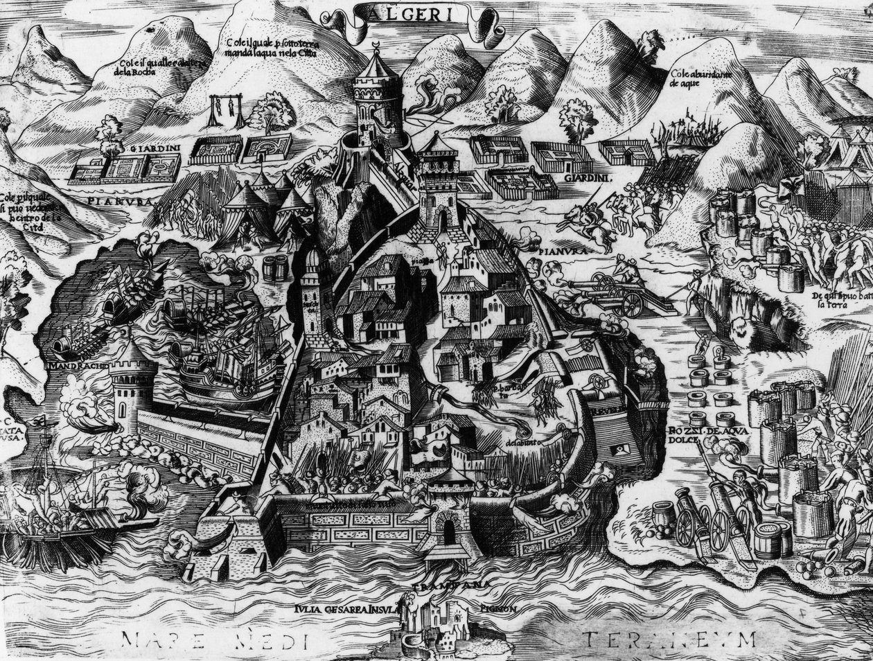 西班牙人企图夺取阿尔及尔，1541年 作者 西班牙语学校