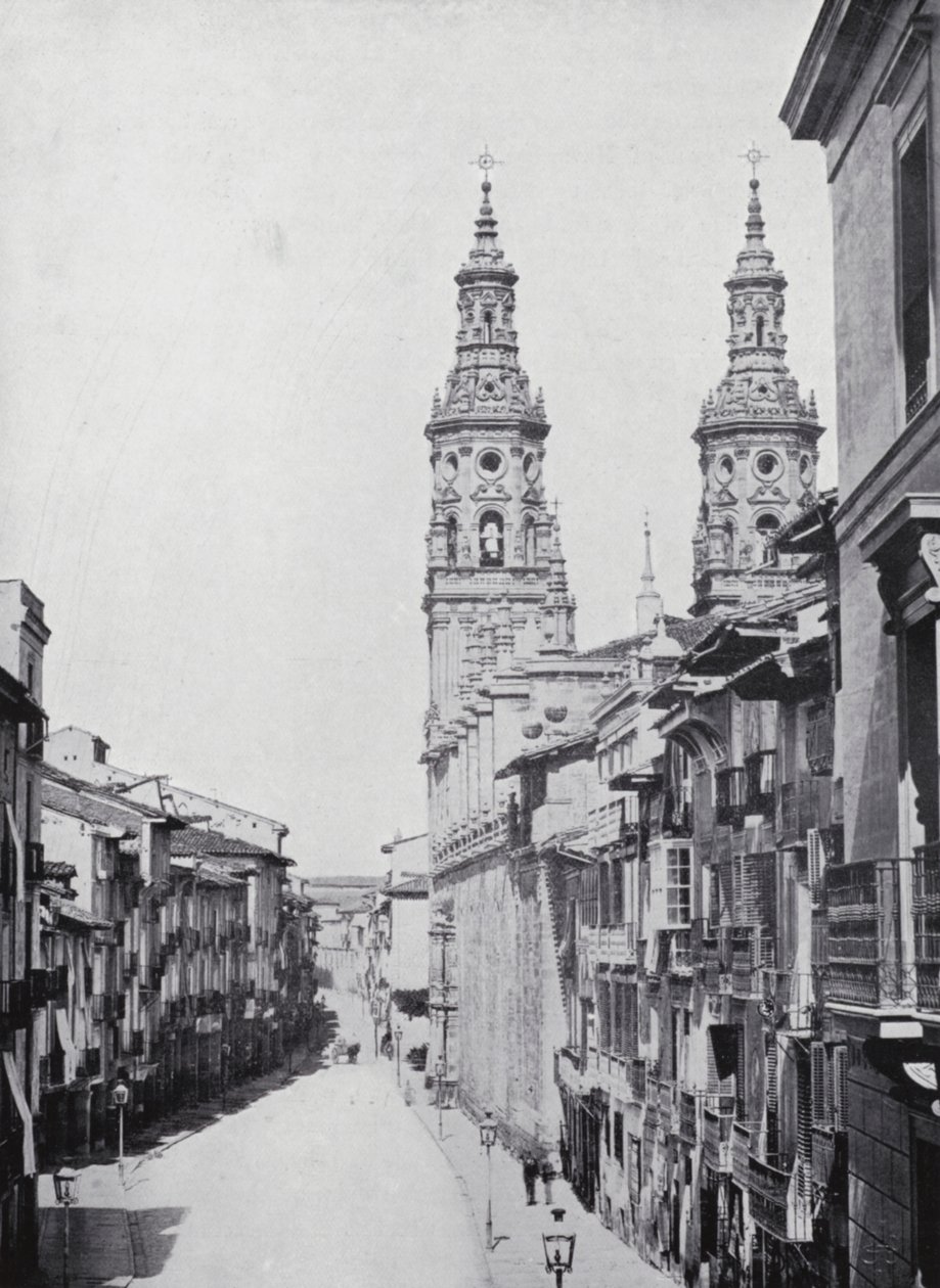 洛格罗诺市，Calle Del Mercado（黑白照片） 作者 西班牙摄影师