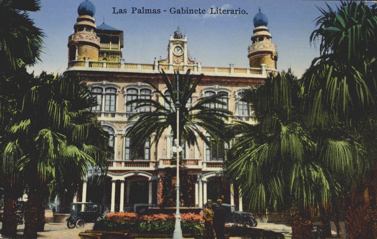 加那利群岛，大加那利岛，拉斯帕尔马斯，Gabinete Literario（彩色照片） 作者 西班牙摄影师