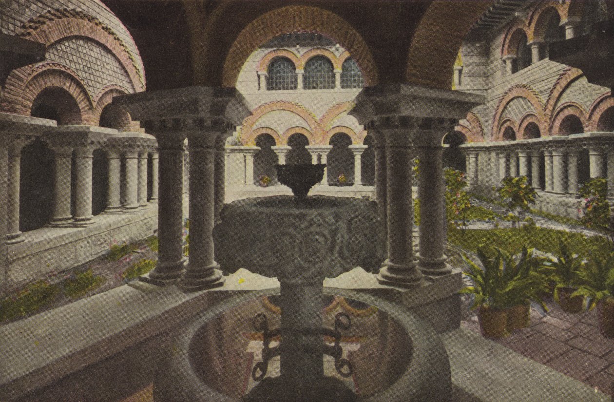 蒙特塞拉特Claustre romanic；Claustro romanico（彩色照片） 作者 西班牙摄影师