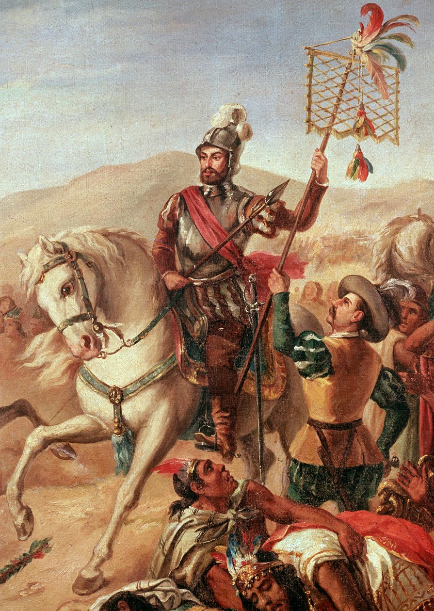 Battle of Otumba on July 7 作者 西班牙语学校