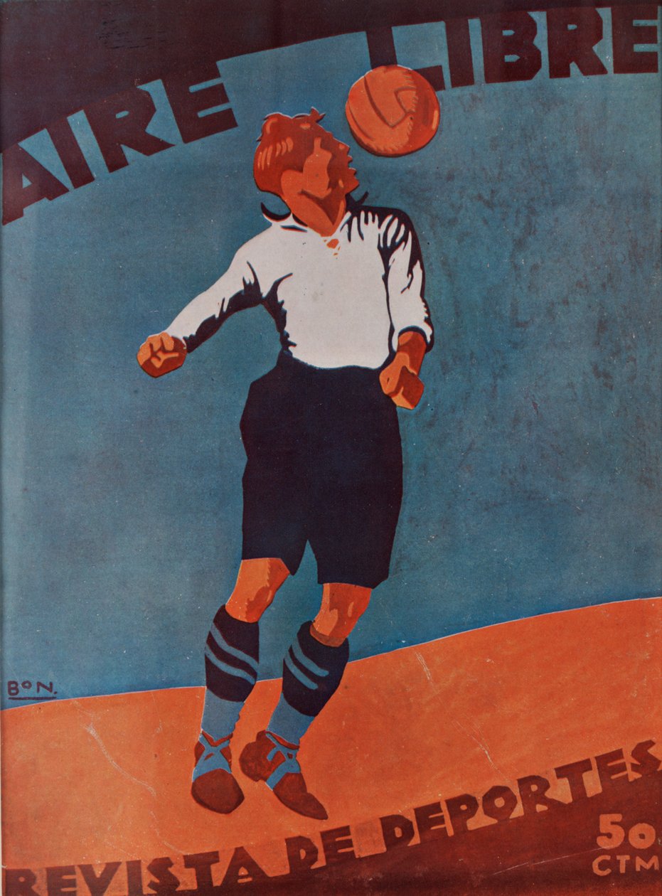 Aire Libre的封面，c.1920-30 作者 西班牙语学校