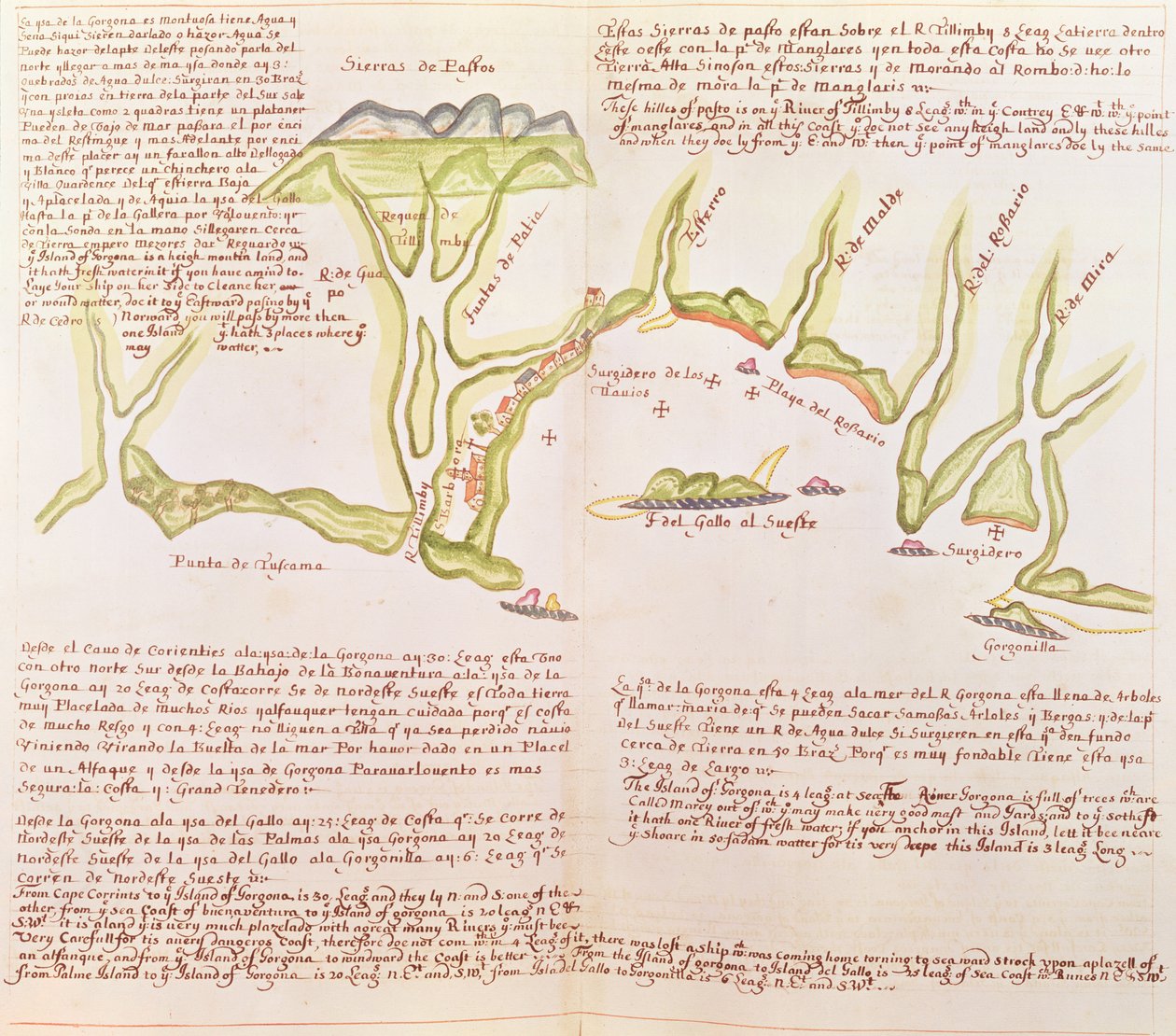 厄瓜多尔加洛岛，约 1530-41 年（牛皮纸） 作者 西班牙语学校