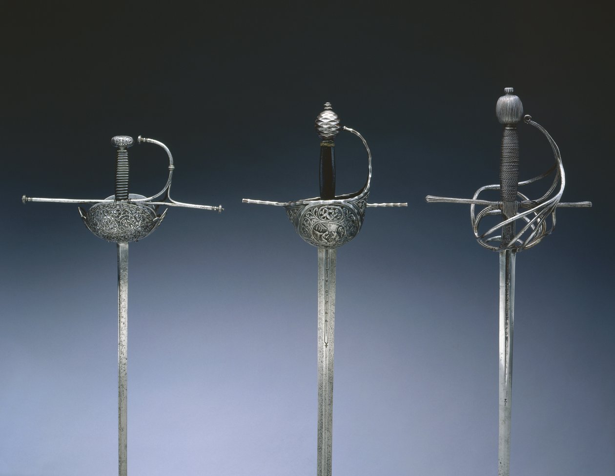 长剑，约1650年（钢，皮革和木）。 作者 西班牙语学校