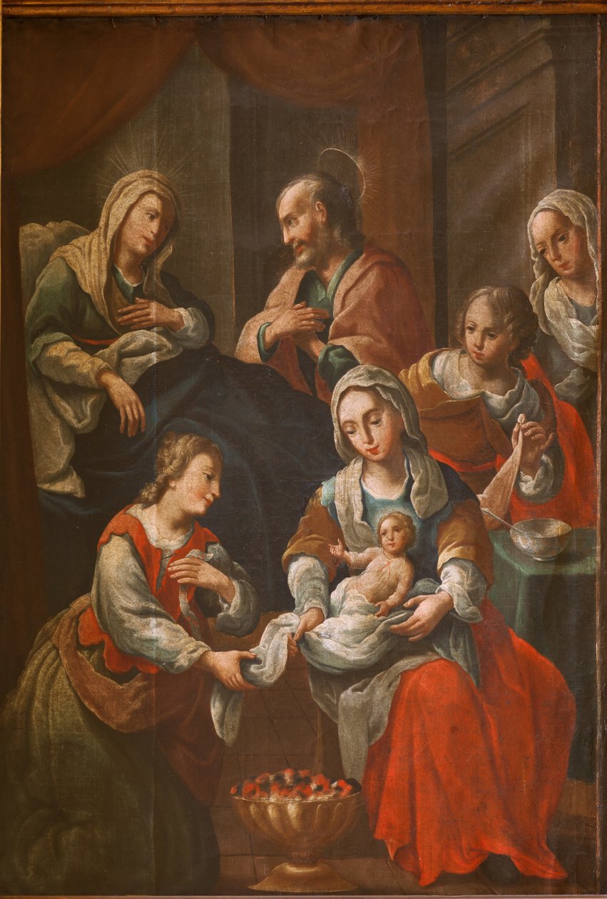 圣所（Santuario de Queralt）。 教堂。 内部的。 绘画。 19世纪 作者 西班牙语学校