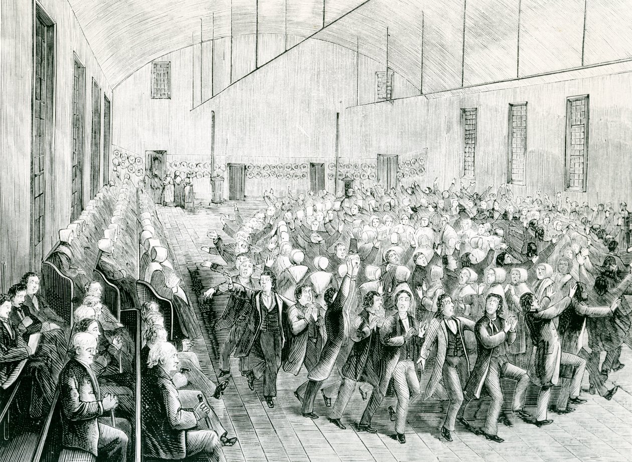 1873年在纽约新黎巴嫩举行的摇床会议 作者 西班牙语学校