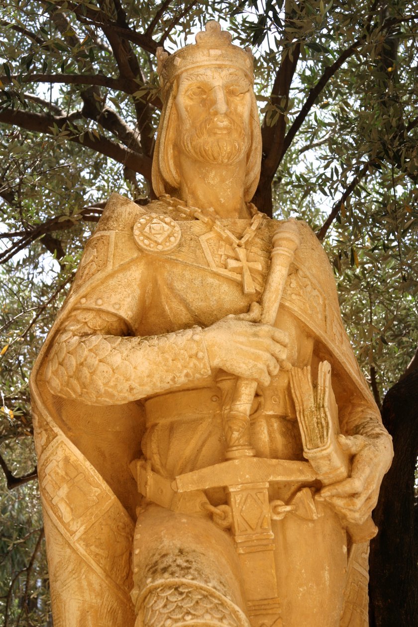 阿方索十世雕像（1221-84）智者 作者 西班牙语学校