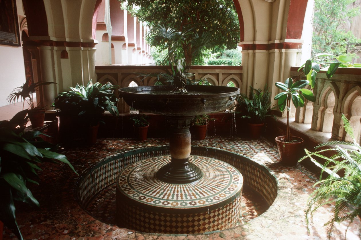 Templete，或Glorieta Fountain，1405 作者 西班牙语学校