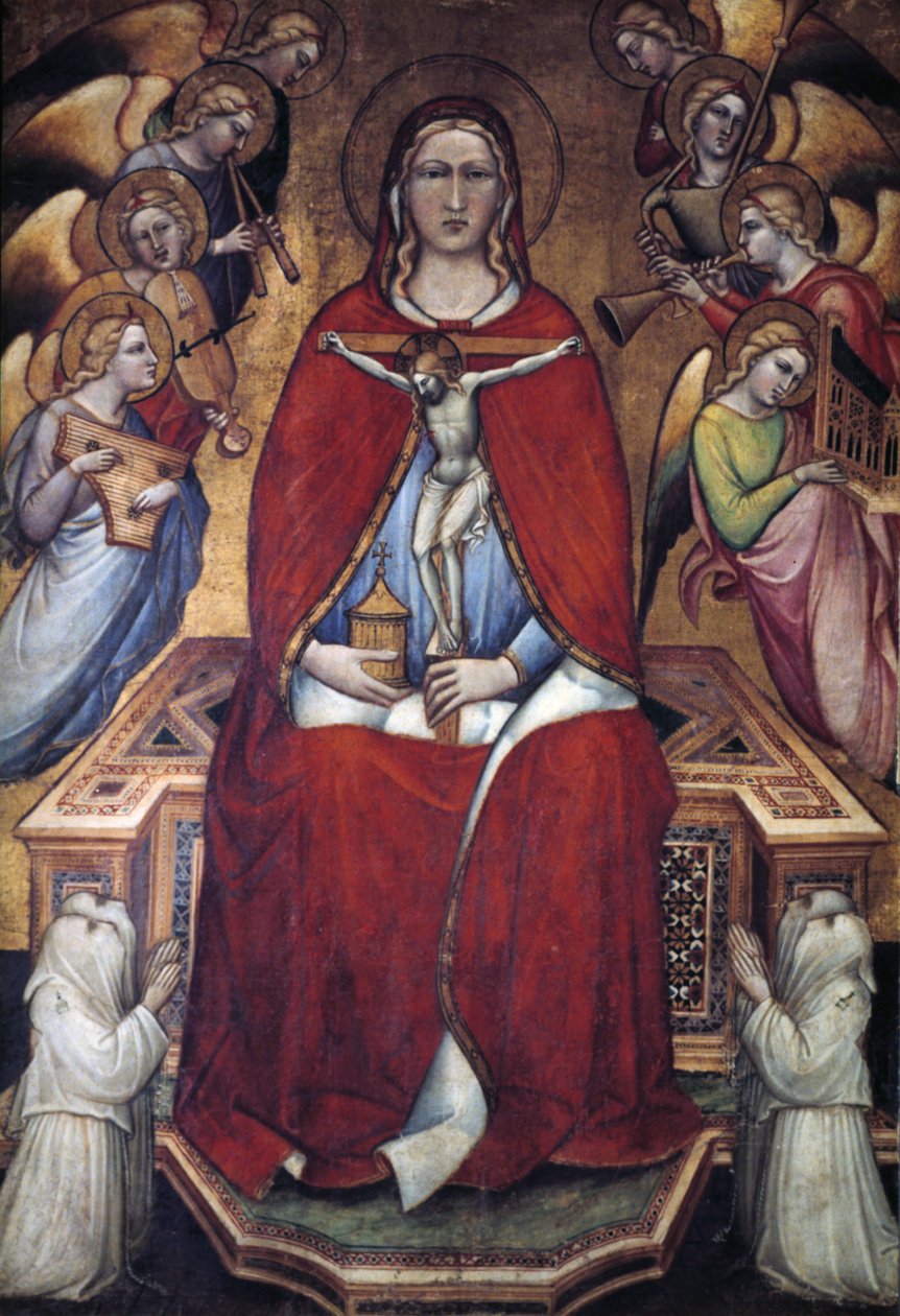 游行横幅，c1395-1400 作者 阿雷蒂诺（Aretino）Luca Spinello或Spinelli