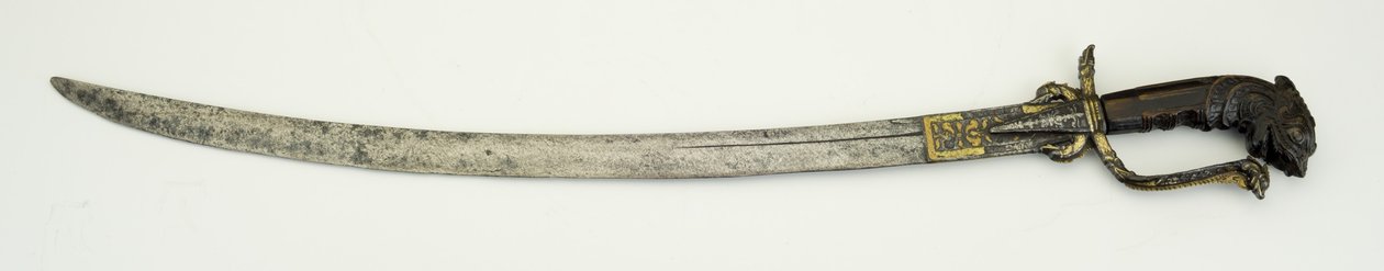 Kastane或剑（钢，木材和黄铜） 作者 斯里兰卡学校