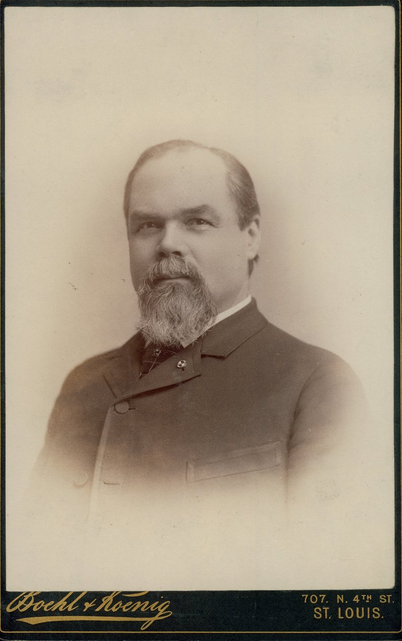 Hugo M. Starkloff的胸像 作者 圣路易斯·布尔和科尼希