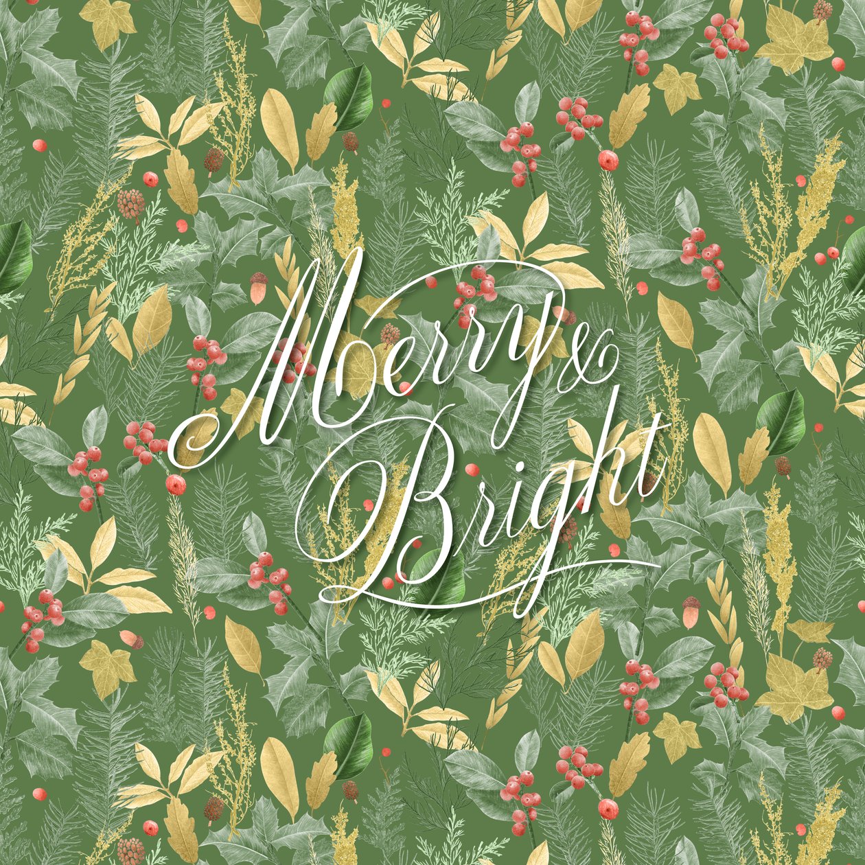 Merry & Bright，2021（石墨铅笔和数码） 作者 徐静雯