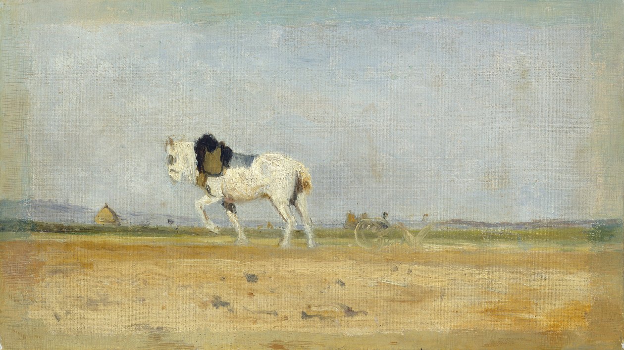 田野里的犁马，18701874。 作者 斯坦尼斯拉斯·勒平