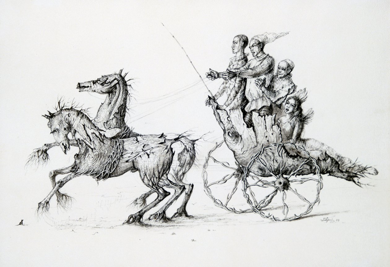巴鲁什的死亡，c1850-1890年 作者 斯坦尼斯拉斯·勒平