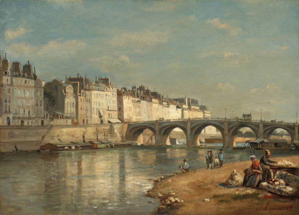 巴黎图尔内尔桥(Pont de la Tournelle) 作者 斯坦尼斯拉斯·勒平