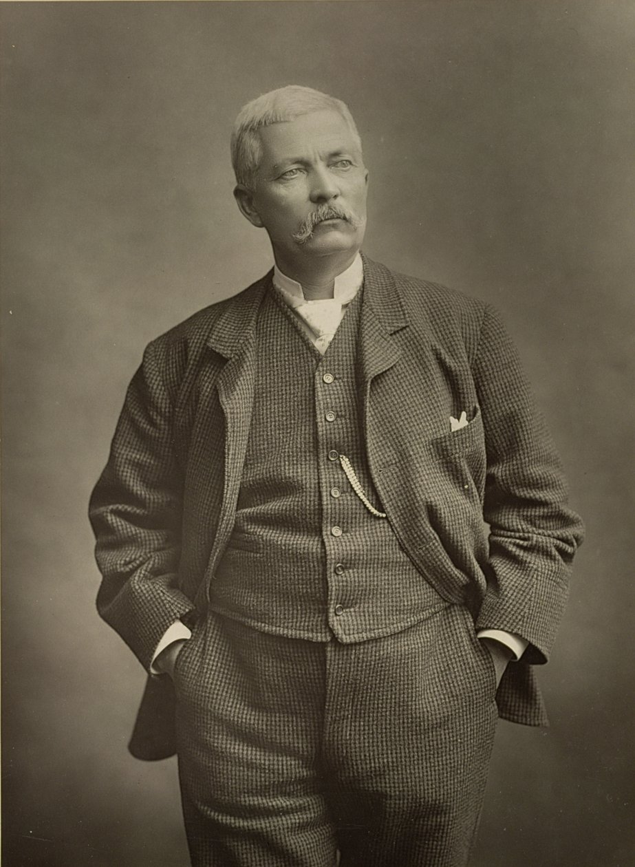 亨利莫顿斯坦利爵士（1841-1904），探险家，肖像照片 作者 斯坦尼斯劳斯·瓦勒里