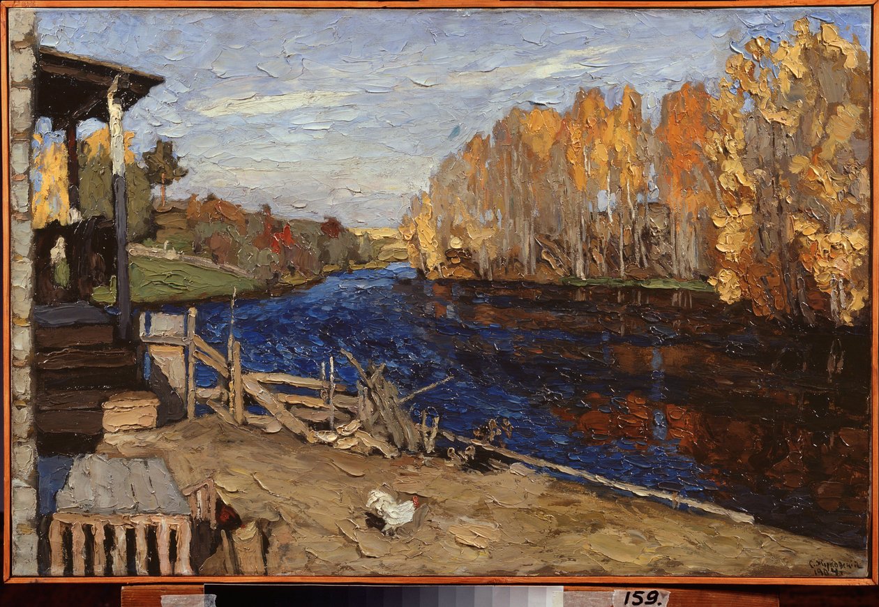 Stanislav Yulianovich Zhukovsky (Joukovski) (1873-1944) 的绘画，纸上水彩 作者 斯坦尼斯拉夫·朱利安诺维奇·茹科夫斯基