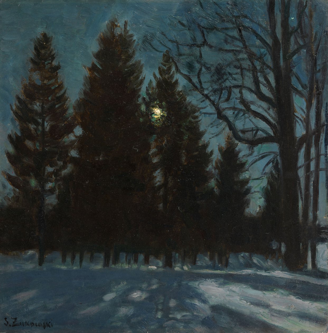 1931年冬夜 作者 斯坦尼斯拉夫（Stanislav Julianovic Zukovskij）